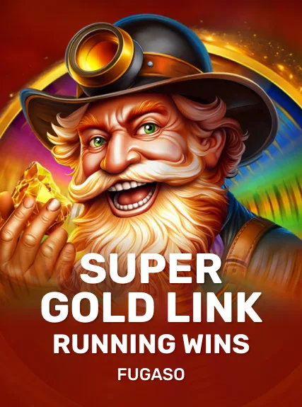 Super Gold Link RUNNING WINS game tile
